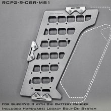 Load image into Gallery viewer, RAID RCP2 CBR downtube adaptable with Gen 1 Chi Battery Ranger for Super73 R/RX