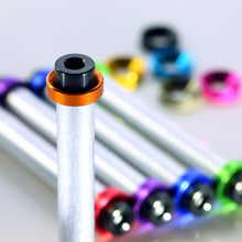Load image into Gallery viewer, Anodized M5 Aluminum Washers - packets of 4 pieces.
