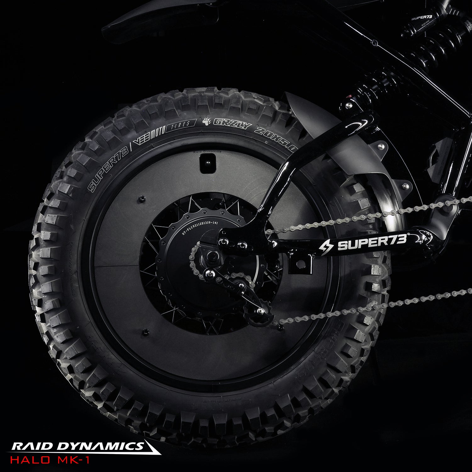 RAID HALO Wheel Covers for Super73 R/RX/S2/ZX/Adventure series