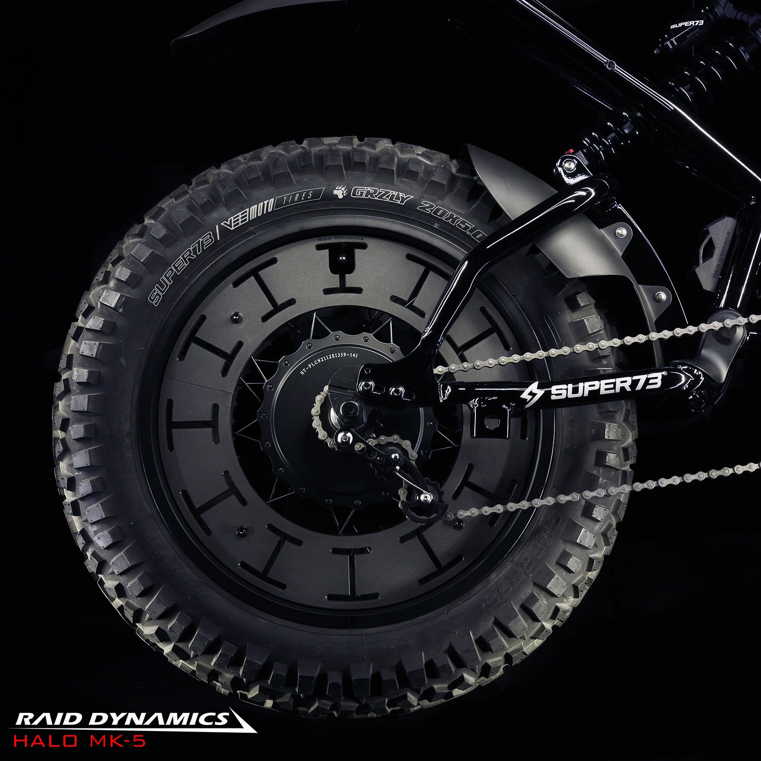RAID HALO Wheel Covers for Super73 R/RX/S2/ZX/Adventure series