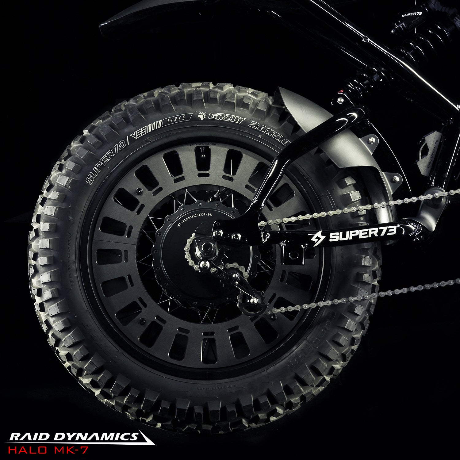 RAID HALO Wheel Covers for Super73 R/RX/S2/ZX/Adventure series