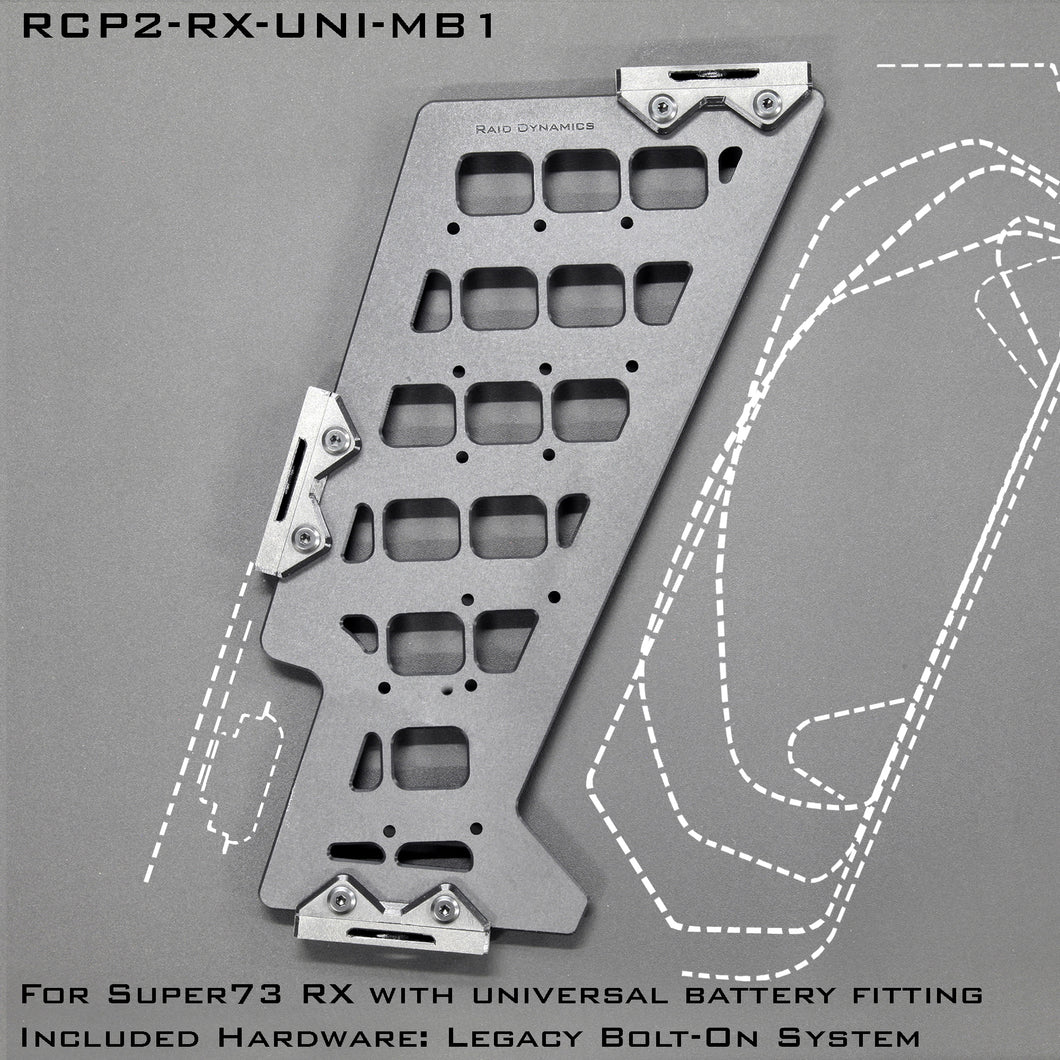 RAID RCP2 Universal downtube battery adaptable MOLLE load-out for Super73 R/RX